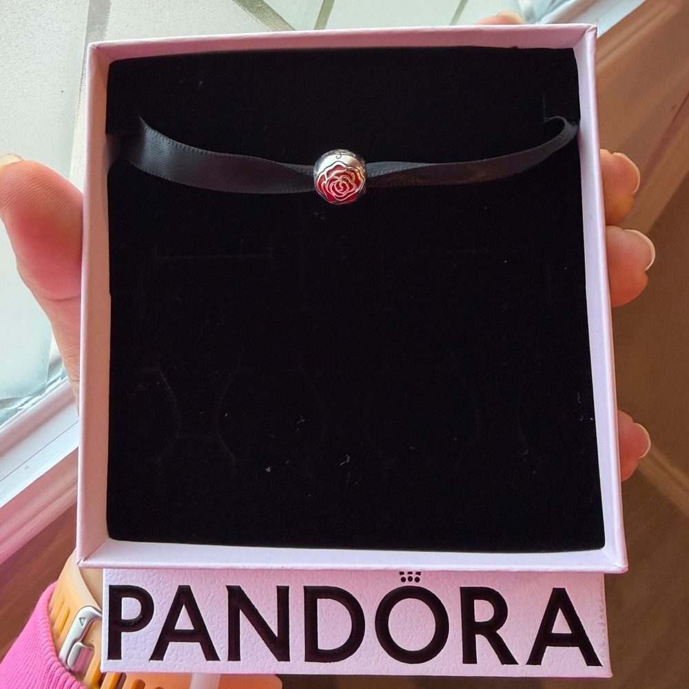 Disney Enchanted Rose Pandora Charm